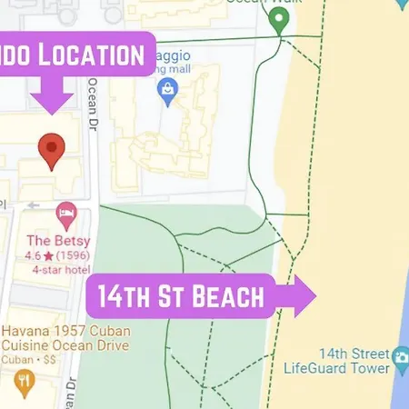 Escape 2 Beach, Ocean Dr Deco Apt With 2 Queen Beds Miami Beach Exterior photo