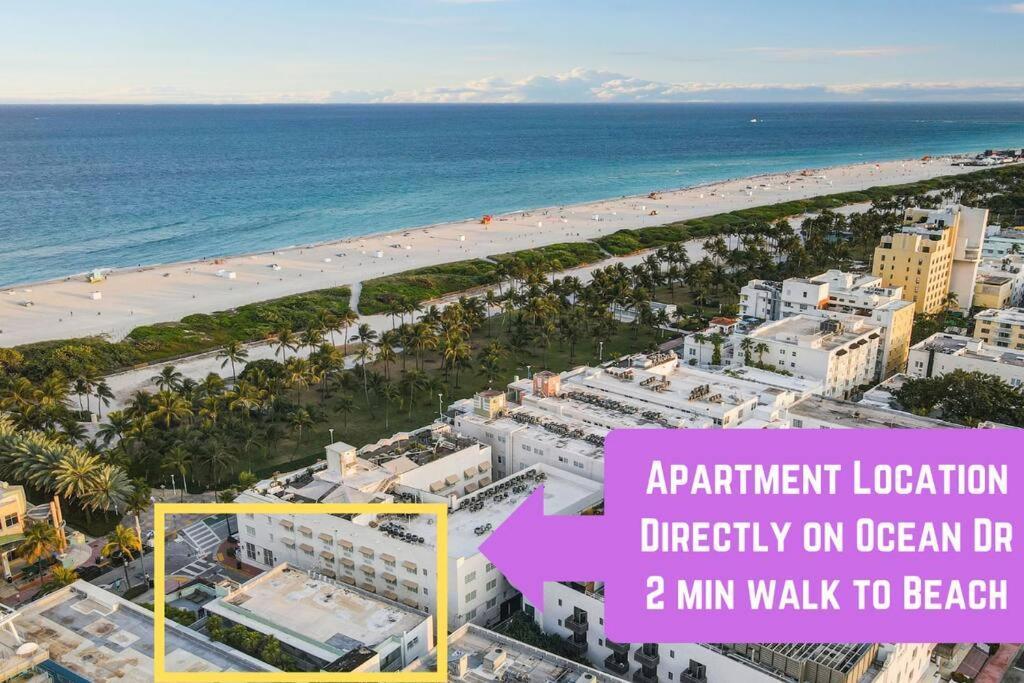 Apartment Escape 2 Beach, Ocean Dr Deco With 2 Queen Beds